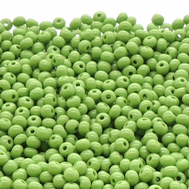  Seed Beads 6/0 - Opaque Lime - 20g
