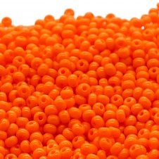 Preciosa Seed Beads 6/0 - Opaque Orange - 20g