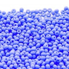 Preciosa Seed Beads 6/0 - Opaque Pale Blue - 20g