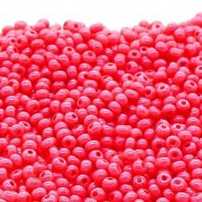 Preciosa Seed Beads 6/0 - Terra Intensive Dyed Pink - 20g