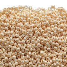 Preciosa Seed Beads 8/0 - Eggshell - 20g