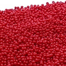 Preciosa Seed Beads 8/0 - Opaque Dark Red - 20g
