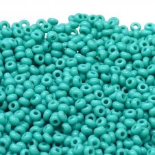 Preciosa Seed Beads 8/0 - Opaque Turquoise - 20g