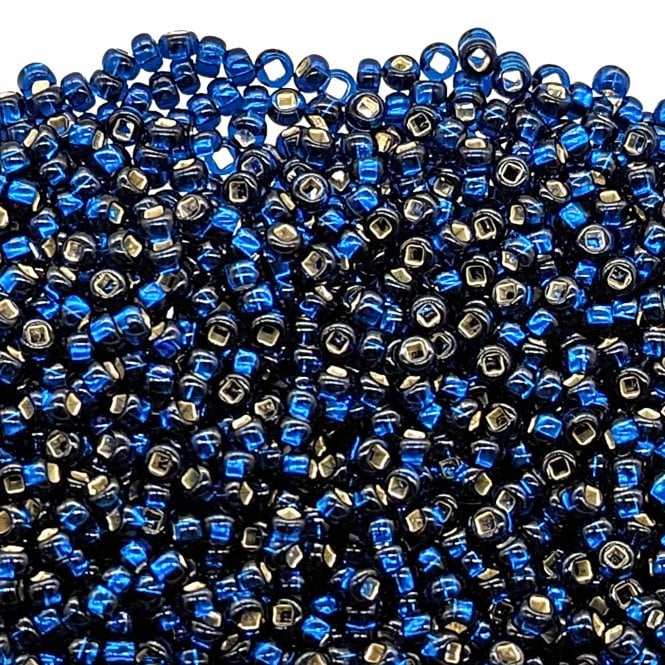  Seed Beads 8/0 - Silver Lined Montana - 20g