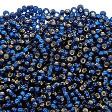 Preciosa Seed Beads 8/0 - Silver Lined Montana - 20g