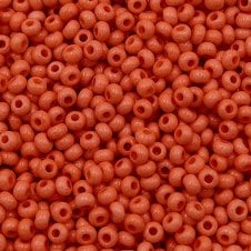 Preciosa Seed Beads 8/0 - Solgel Opaque Pink Coral - 20g