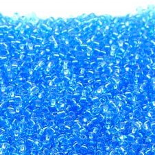 Preciosa Seed Beads 8/0 - Transparent Aqua - 20g