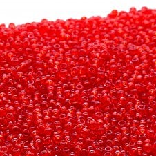 Preciosa Seed Beads 8/0 - Transparent Light Ruby - 20g