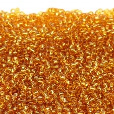 Preciosa Seed Beads 8/0 - Transparent Topaz - 20g