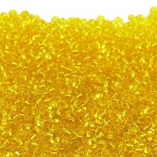 Preciosa Seed Beads 8/0 - Transparent Yellow - 20g