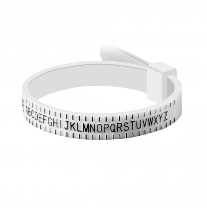 Ring Sizer Measuring Tool [UK Sizing] - Plastic - 1pc