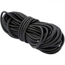 Round Elastic Cord 3mm 5m Black – High Strength Stretch Cord for Bracelet Making, Beading, Sewing, Masks & Crafts – UK Brand