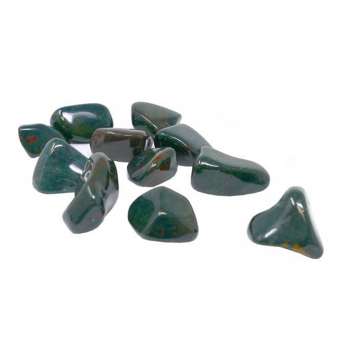 Semi-Precious Tumbled Stones (Large) - Bloodstone - Pack of 3