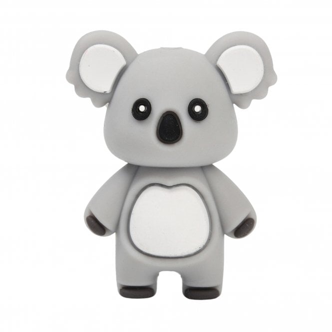 Silicone Koala Beads 30mm - Grey - 1pc