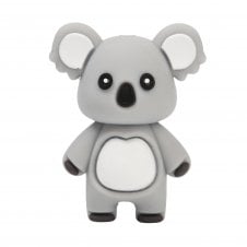 Silicone Koala Beads 30mm - Grey - 1pc