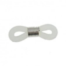 Spectacle/Eyeglass Holders, Rubber Loops - Clear - 10pcs