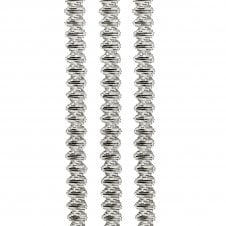 Spiralled Boullion Wire -  Silver Plated - 1pk