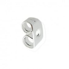 Standard Earring Scroll - Silver Plated - 50pcs