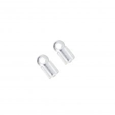 Sterling Silver - 1.5mm Folding Box Clasp - 2pcs