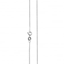 Sterling Silver - 16" Chain 0.30 Diamond Cut Necklace - 1pc