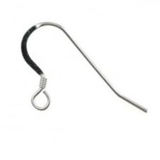 Sterling Silver - 22mm Fish Hook Earwire (Heavy) - 2pcs