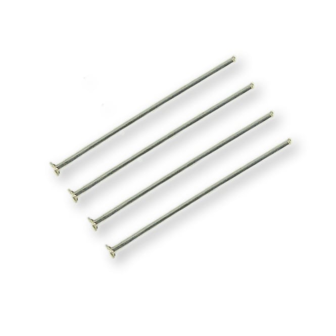 Sterling Silver - 25mm Headpin Findings - 2pcs