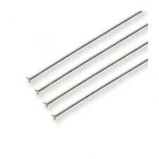 Sterling Silver - 38mm Headpin Findings - 10pcs