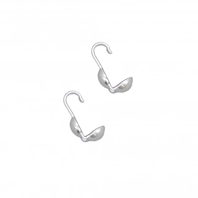 Sterling Silver - 4mm Callottes - 2pcs