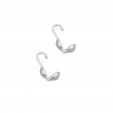 Sterling Silver - 4mm Callottes - 2pcs