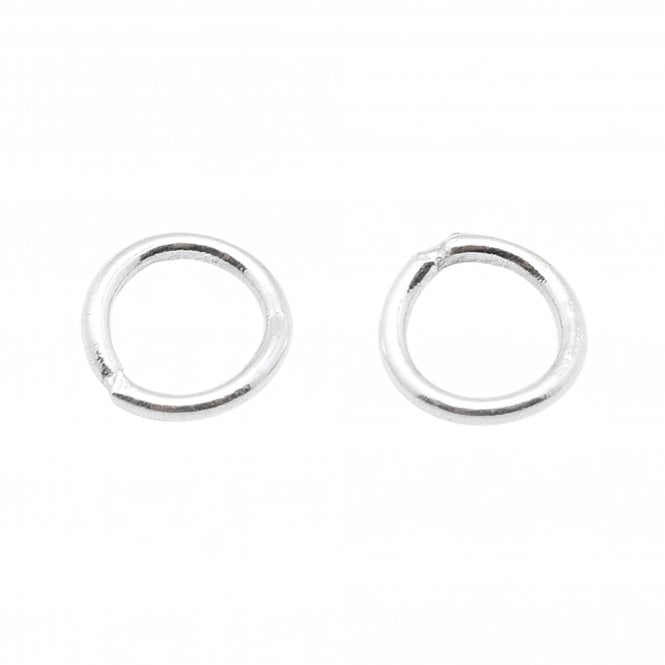Sterling Silver - 5mm Closed Jump Rings - 5pcs