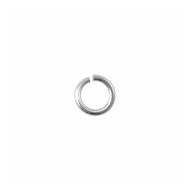 Sterling Silver - 5mm Jump Rings (0.8mm Dia) - 5pcs