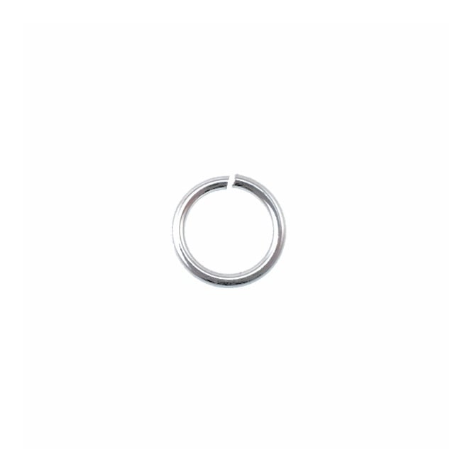 Sterling Silver - 7mm Jump Ring (0.7mm Dia) - 5pcs
