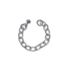 Sterling Silver - Extension Chain with Ball End - 1pc
