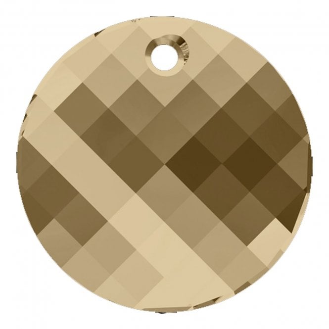  6621 - Twist Pendant 28mm - Golden Shadow - 1pk