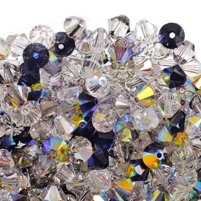  5328 - 4mm Xilion Bicone Bead - Classic Diamond Mix - 100pk