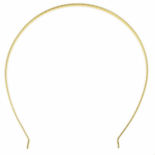 Tiara Band, U-Shaped - Gold Plated