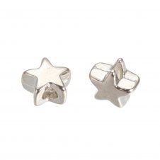 Tibetan Style Beads Mini Star 5mm - Antique Silver Plated - 20pcs