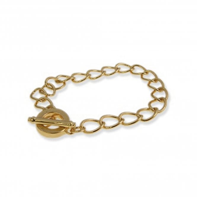 Toggle Charm Bracelet - Champagne Plated - 1pk