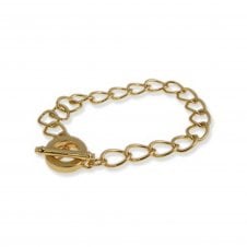 Toggle Charm Bracelet - Champagne Plated - 1pk