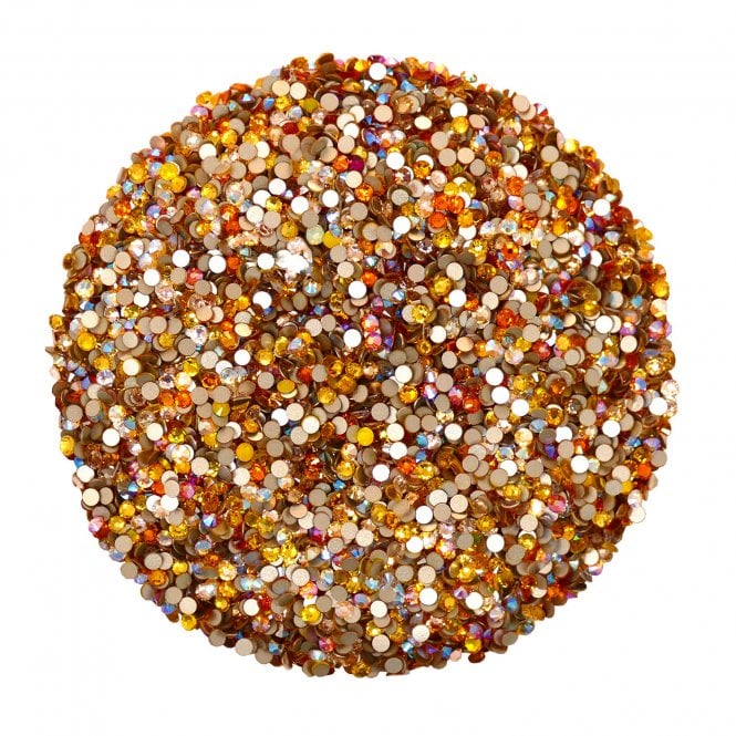 Topaz Mix - SS20 (4.7mm)  Flatback Crystals Non-Hotfix 2088 - 50pcs