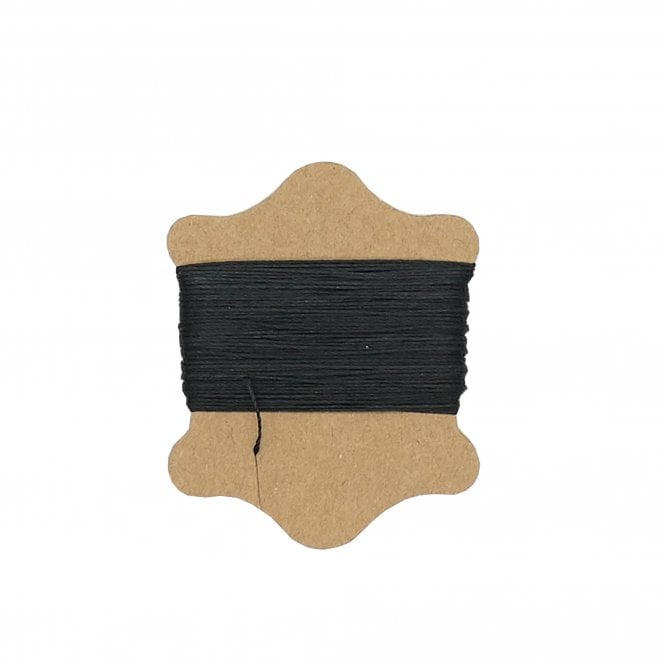 Waxed Nylon Cord 0.45mm - Black - 20m