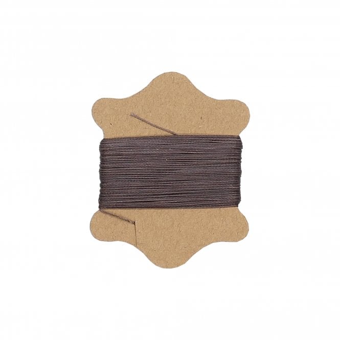 Waxed Nylon Cord 0.45mm - Brown - 20m