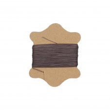 Waxed Nylon Cord 0.45mm - Brown - 20m