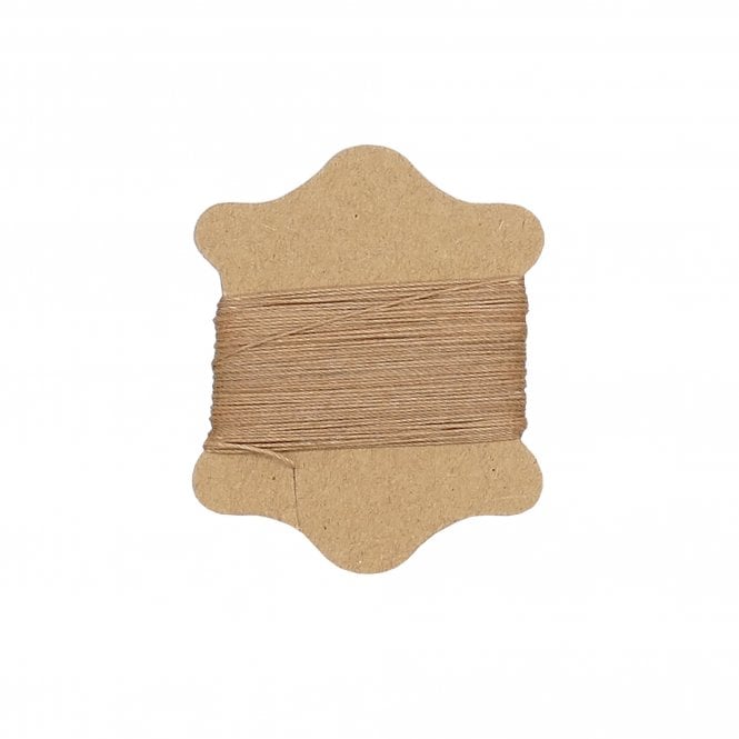 Waxed Nylon Cord 0.45mm - Camel - 20m