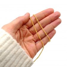 Yellow Cubic Zirconia Faceted Round Beads 2mm - 39cm String